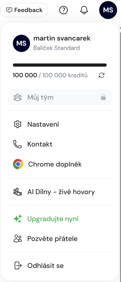 Uzamčená položka Týmy pro nepodporované balíčky